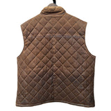 QUILTED VEST TAN - MV-1001