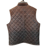 QUILTED VEST RUST - MV-1002