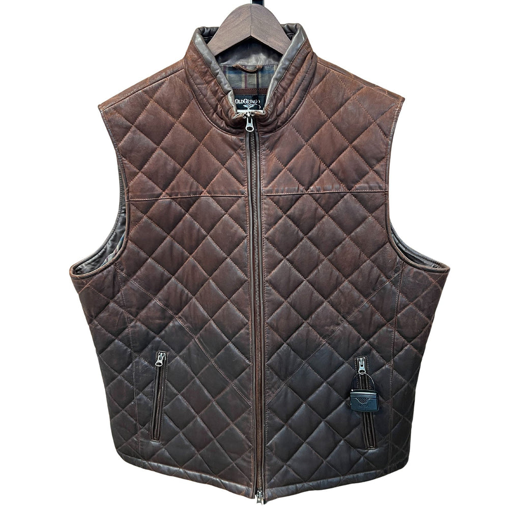 QUILTED VEST RUST - MV-1002